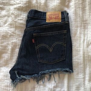 Levi’s cutoff denim shorts